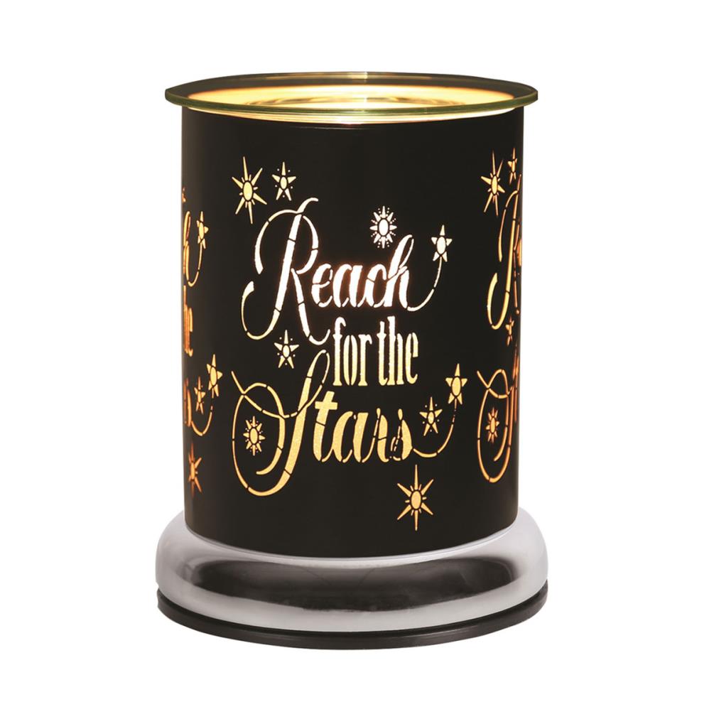 Aroma Black Reach for the Stars Touch Electric Wax Melt Warmer £21.59